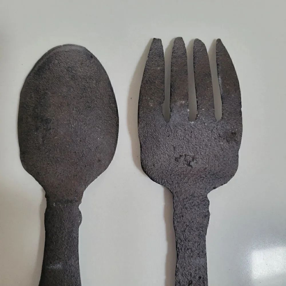 Kitchen decor spoon and fork - Picture 9 of 9